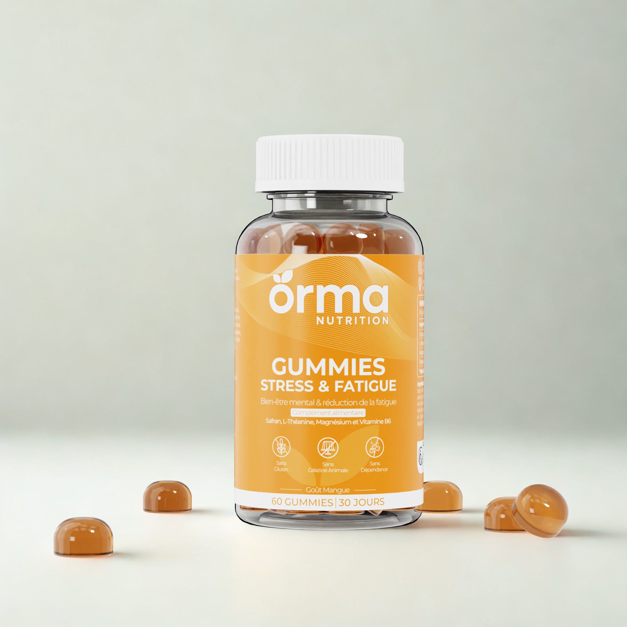 Gummies Stress & Fatigue - Safran Magnésium Vitamine B6