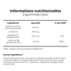 Gummies Stress & Fatigue - Safran Magnésium Vitamine B6