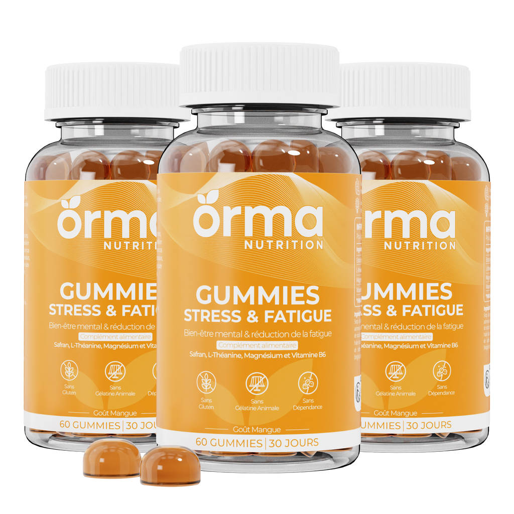 Gummies Stress & Fatigue - Safran Magnésium Vitamine B6